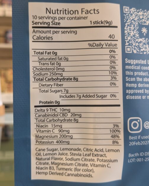 Highdration Electrolytes+ THC Drink Powder - Image 3