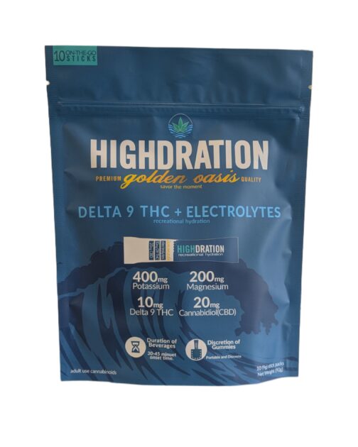 Highdration Electrolytes+ THC Drink Powder