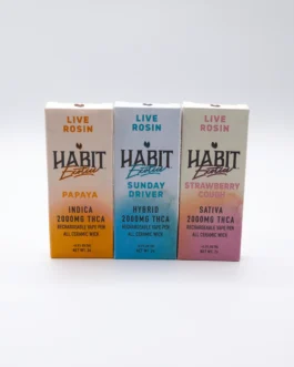 Habit Exotics Live Rosin THCa Disposable
