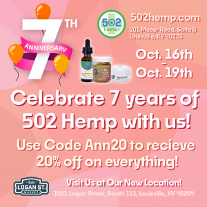 Read more about the article Celebrate 7 Years of 502 Hemp: Quality, Passion, and Community